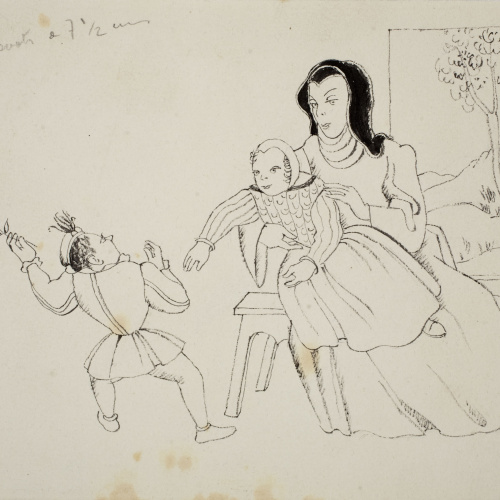 image for: Xavier Nogués - Falòrnia primera (il·lustració per a «El patrañuelo» de Joan Timoneda) - 1940