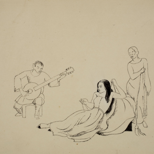 image for: Xavier Nogués - Falòrnia novena (il·lustració per a «El patrañuelo» de Joan Timoneda) - 1940