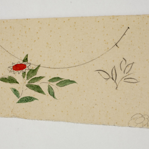 image for: Xavier Nogués - Motius florals. Estudi preparatori per a la decoració de vidre esmaltat - Cap a 1924-1928