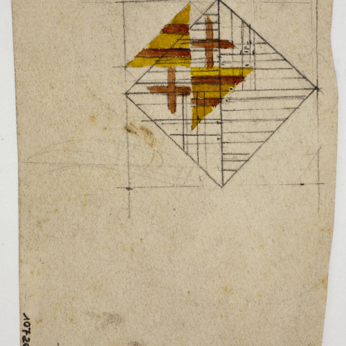 image for: Xavier Nogués - Esbós de l&#039;escut de Barcelona. Estudi preparatori per a un medalló - Cap a 1924-1928