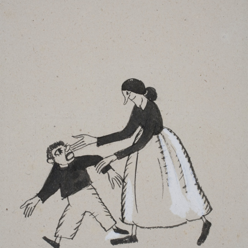 image for: Xavier Nogués - La bona mare (La bufetada) - 1917