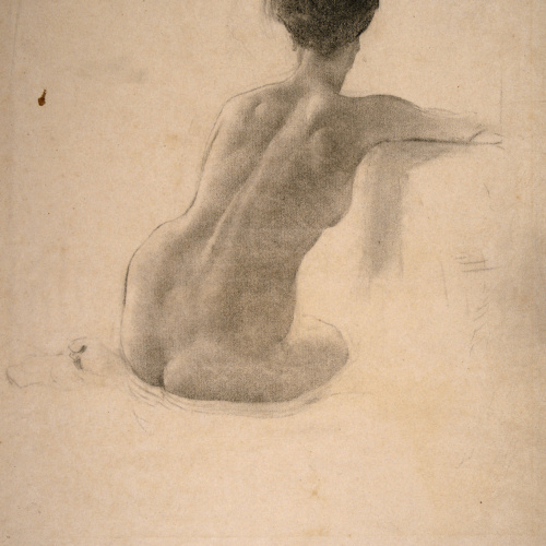 image for: Josep Llimona - Nu femení - Cap a 1907