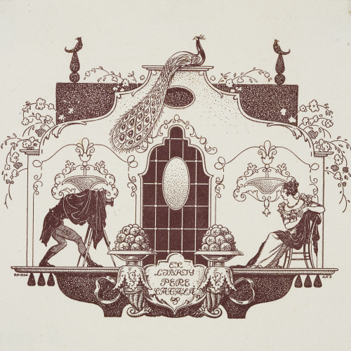 image for: Josep Triadó - Ex-libris Pere Català - Cap a 1921