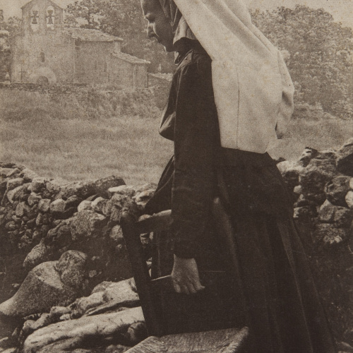 image for: Claudi Carbonell - Peasant going [to the] church - No datat