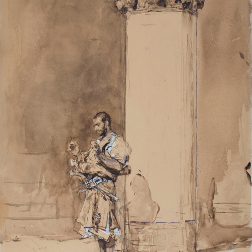 image for: Marià Fortuny - La pregària - Cap a 1871-1872