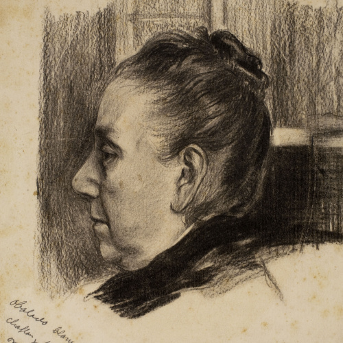 Xavier Nogués - Retrat de Francesca Casas, mare de l'artista - 1902 image for: Xavier Nogués - Retrat de Francesca Casas, mare de l'artista - 1902