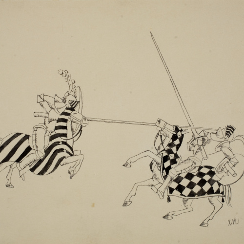 image for: Xavier Nogués - Falòrnia setena (il·lustració per a «El patrañuelo» de Joan Timoneda) - 1940