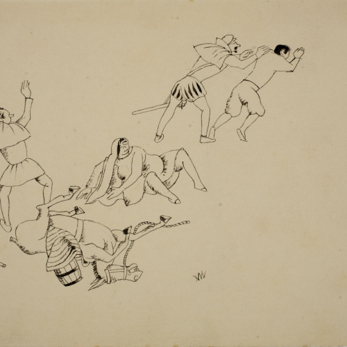 image for: Xavier Nogués - Falòrnia sisena (il·lustració per a «El patrañuelo» de Joan Timoneda) - 1940