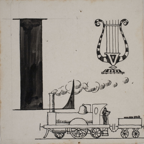 image for: Xavier Nogués - Lletra L (il·lustració per a l&#039;«Abecedari català per a nens» editat per la Llibreria Nacional Catalana de Salvat-Papasseit) - 1920