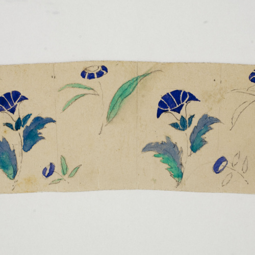 image for: Xavier Nogués - Motius vegetals. Estudi preparatori per a la decoració d&#039;un plat esmaltat - Cap a 1924-1928