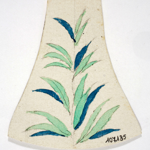 image for: Xavier Nogués - Motius vegetals. Estudi preparatori per a la decoració de vidre esmaltat - Cap a 1924-1928