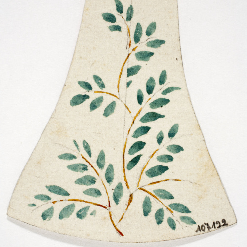 image for: Xavier Nogués - Motiu vegetal. Estudi preparatori per a la decoració de vidre esmaltat - Cap a 1924-1928