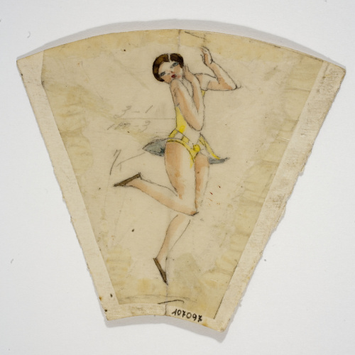 image for: Xavier Nogués - Ballarina. Estudi preparatori per a la decoració de vidre esmaltat - Cap a 1924-1928