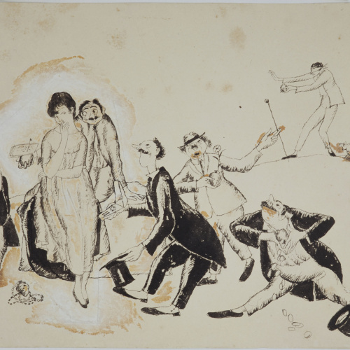 image for: Xavier Nogués - Amb el cor a la mà - Cap a 1914-1919