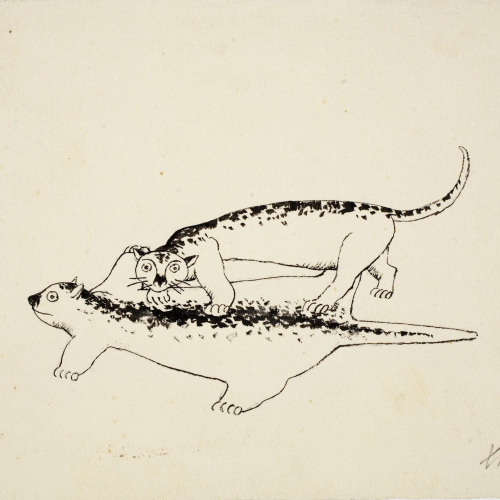 image for: Xavier Nogués - Pantera (il·lustració per al «Bestiari» de Joan Oliver) - Cap a 1937