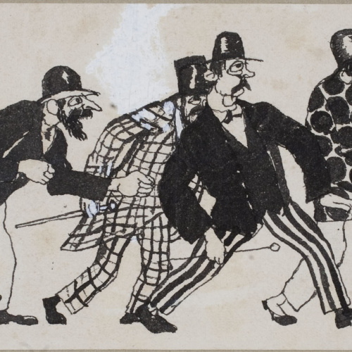 image for: Xavier Nogués - Rengle d&#039;homes - 1914