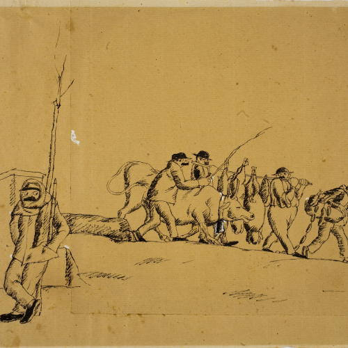 image for: Xavier Nogués - Fer els ulls grossos - Cap a 1914-1919