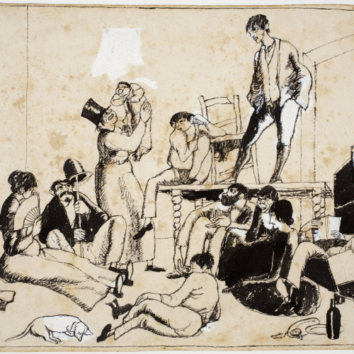 image for: Xavier Nogués - A can Garlanda - 1914