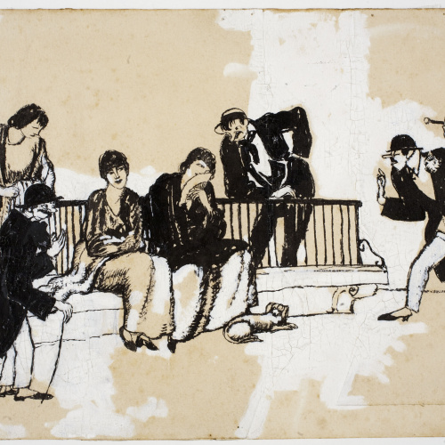 image for: Xavier Nogués - Tipus populars. El noi tendre - 1914