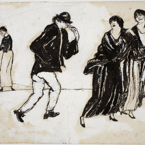 Xavier Nogués - Tipus populars. El gata-mauxa - 1914 image for: Xavier Nogués - Tipus populars. El gata-mauxa - 1914