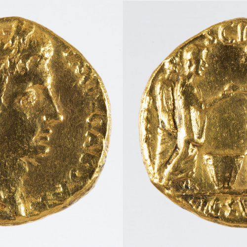 August, emperador de Roma - Auri - 16-15 aC image for: August, emperador de Roma - Auri - 16-15 aC