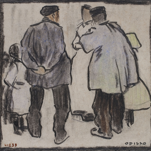 image for: Ricard Opisso - Gent de poble - 1897