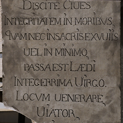 image for: Anònim - Làpida commemorativa per a la piràmide de l'àngel (Barcelona) - 1748