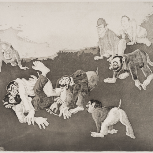 Xavier Nogués - Ja hi sóm (l'any 2000) - 1936 (tiratge: 1985) image for: Xavier Nogués - Ja hi sóm (l'any 2000) - 1936 (tiratge: 1985)