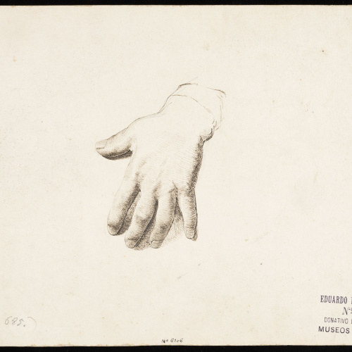 image for: Eduard Llorens - Estudi de mà - 1866