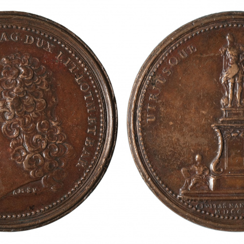 image for: Marie Anne de Saint Urbain - Stanislau I de Polònia. Inauguració de l&#039;estàtua en honor a Lluís XV de França - 1755