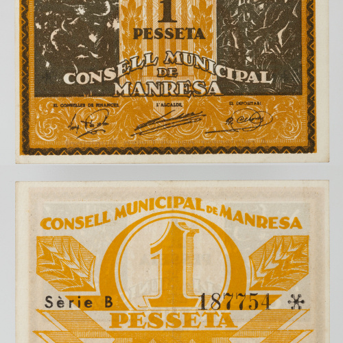 image for: No author avaliable - 1 pesseta - 1937