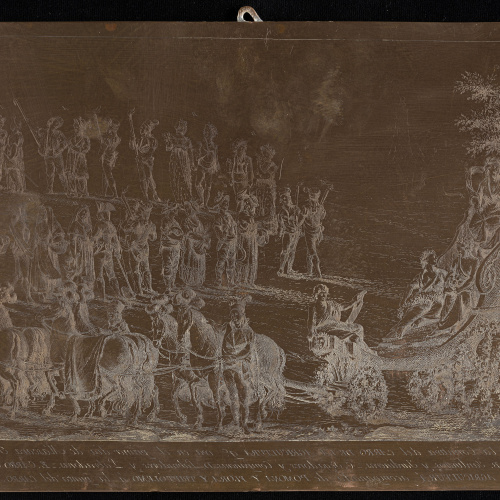 image for: Bonaventura Planella - Carro de l&#039;Agricultura (Màscara reial commemorativa de la primera nit de l&#039;estada de Carles IV i Maria Lluïsa de Parma a Barcelona) - 1802