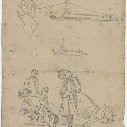 image for: Josep Lluís Pellicer - Apunt de soldats - 1877