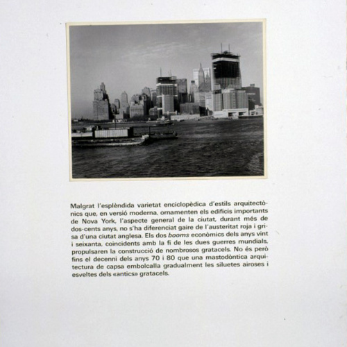 image for: Carles Fontserè - Plafó 108. 1950-60: Boom de la construcció. Punta de Manhattan - 1955-1968