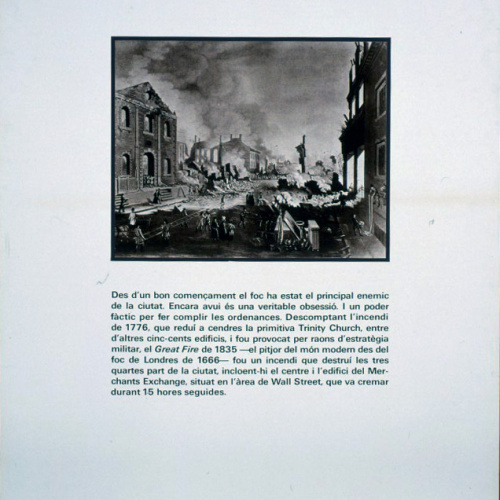 image for: Carles Fontserè - Plafó 39. Incendis: incendi a Nova York - 1984