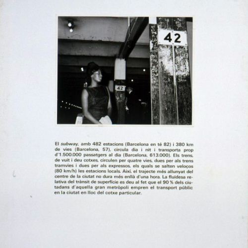 image for: Carles Fontserè - Plafó 67. 1870 1984 El transport públic: el subway o metro de Nova York al carrer 42 - 1955-1968