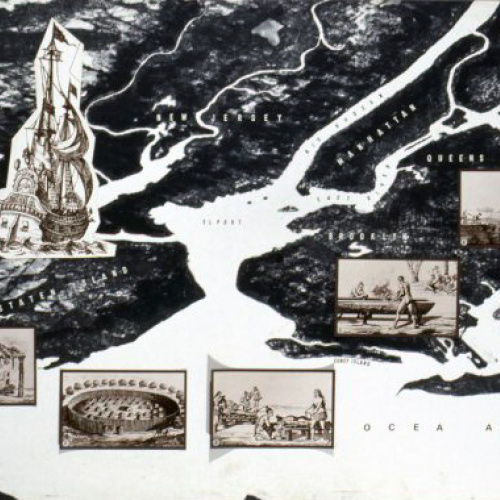 image for: Carles Fontserè - Plafó 2: La geografia «Exposició Nova York 1626-1990» - 1984