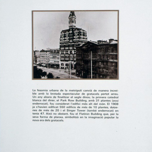 image for: Carles Fontserè - Plafó 96. 1875-1913 Competició per l'atura: Tribune Building (avui enderrocat) - 1984
