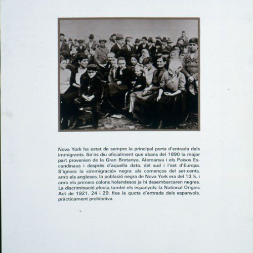 Carles Fontserè - Plafó 59. Els immigrants - 1984 image for: Carles Fontserè - Plafó 59. Els immigrants - 1984