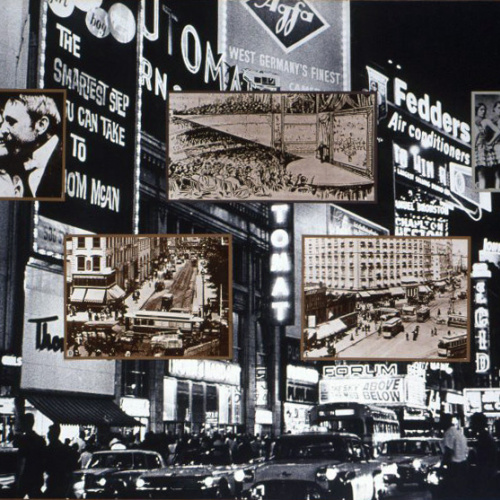 image for: Carles Fontserè - Plafó 28. 1800 Broadway: Times Square, de nit, amunt del carrer 46 - 1955-1968