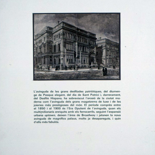 image for: Carles Fontserè - Plafó 44. Cinquena Avinguda. Els dos palaus bessons de William Henry Vanderbilt - 1984