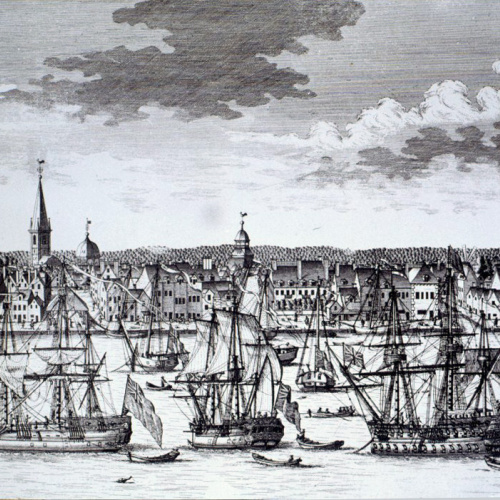 Carles Fontserè - Plafó Entrada A. Panoràmica de Nova York vista des de Brooklyn Heights - 1984 image for: Carles Fontserè - Plafó Entrada A. Panoràmica de Nova York vista des de Brooklyn Heights - 1984