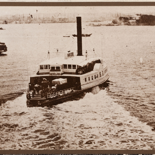 Carles Fontserè - Un ferry boat de l'East River - 1984 image for: Carles Fontserè - Un ferry boat de l'East River - 1984
