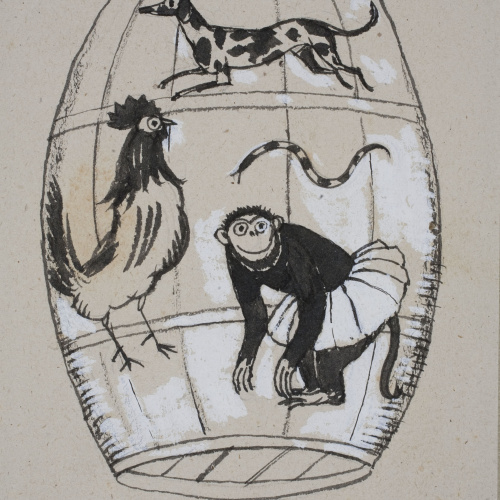 Xavier Nogués - La bota d'en Pau Breu - 1917 image for: Xavier Nogués - La bota d'en Pau Breu - 1917
