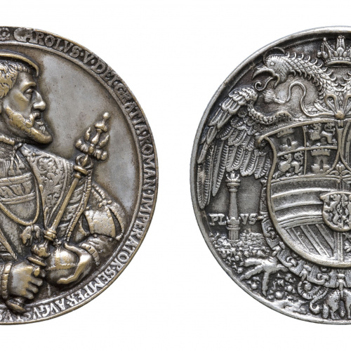 image for: Hans Reinhart dir «El Vell» - Medalla dedicada a l&#039;aniversari de Carles V - 1537