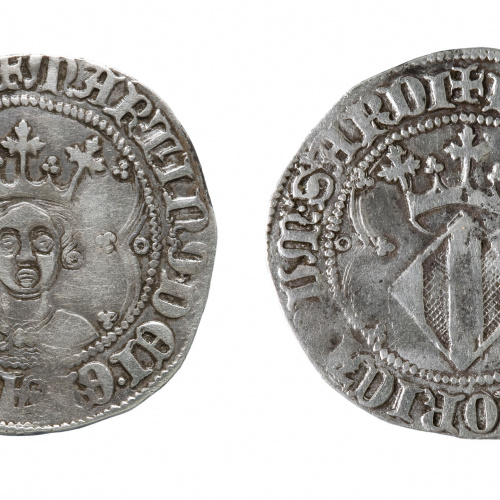 image for: Martí I, dit «L&#039;Humà» - Ral de plata - 1396-1410