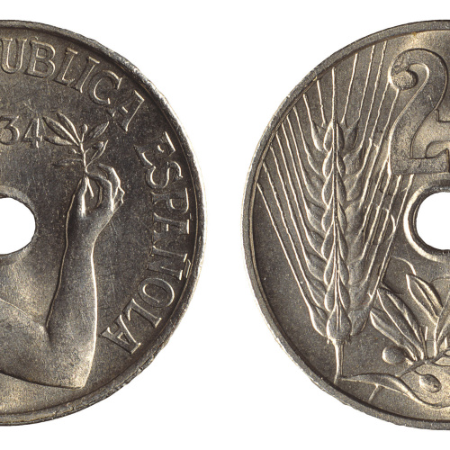 image for: Segona República - 25 cèntims - 1934