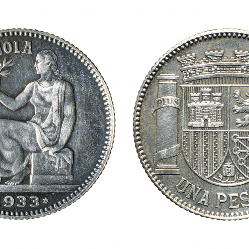 image for: Segona República - 1 pesseta - 1934