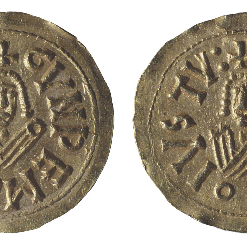 image for: Gundemar - Gundemar, tremissis de Sagunto - 610-612