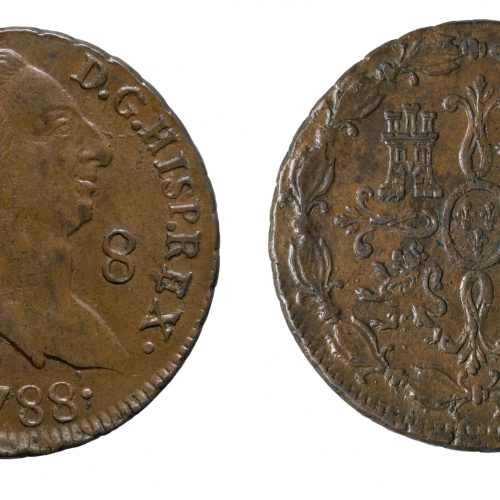 image for: Carles III d&#039;Espanya - 8 maravedissos - 1788